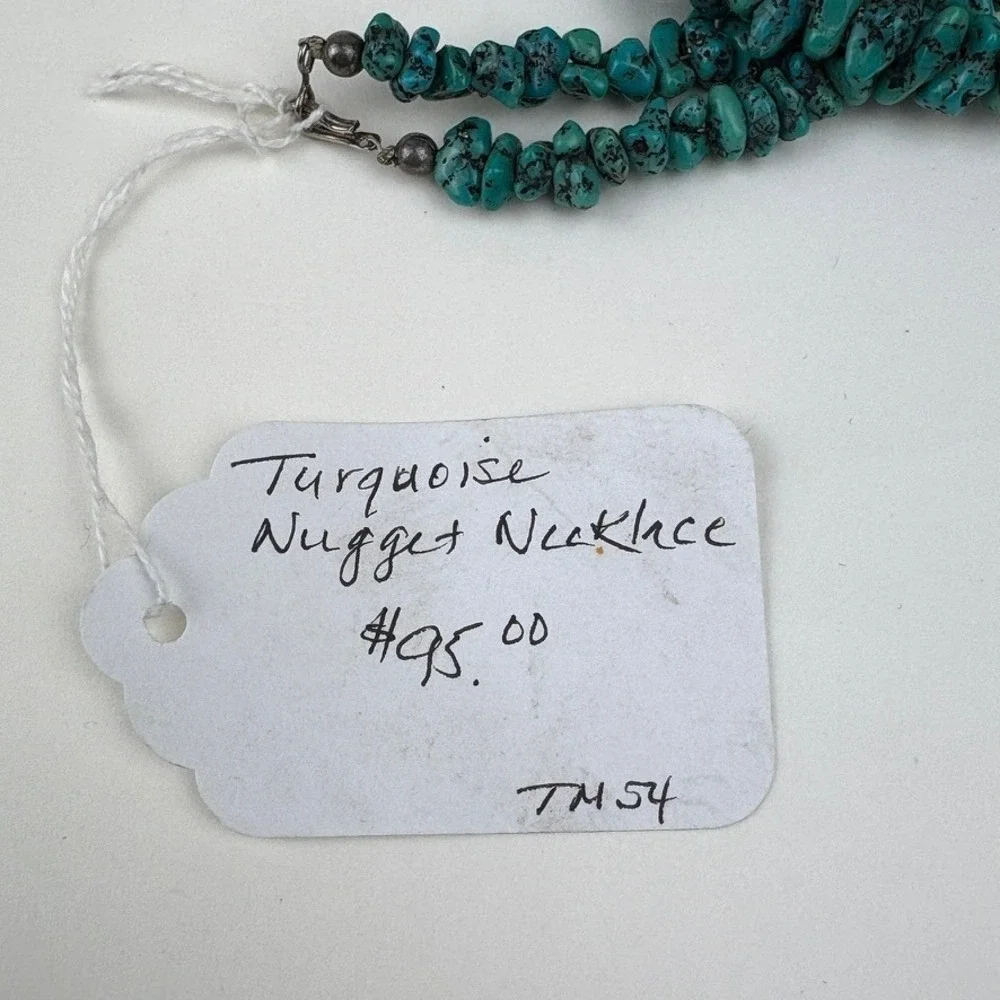Authentic Turquoise Nugget Necklace 15